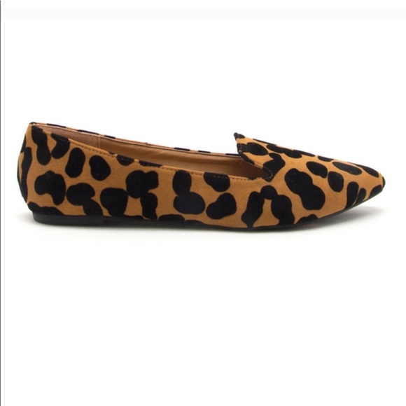 5⭐️LEOPARD Pointed Toe Ballet Flats PRINT SHOES - Picture 4 of 4